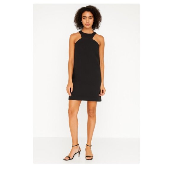 Kate Spade EUC Size 0 Halter Neck Shift Dress in Black - Picture 1 of 9